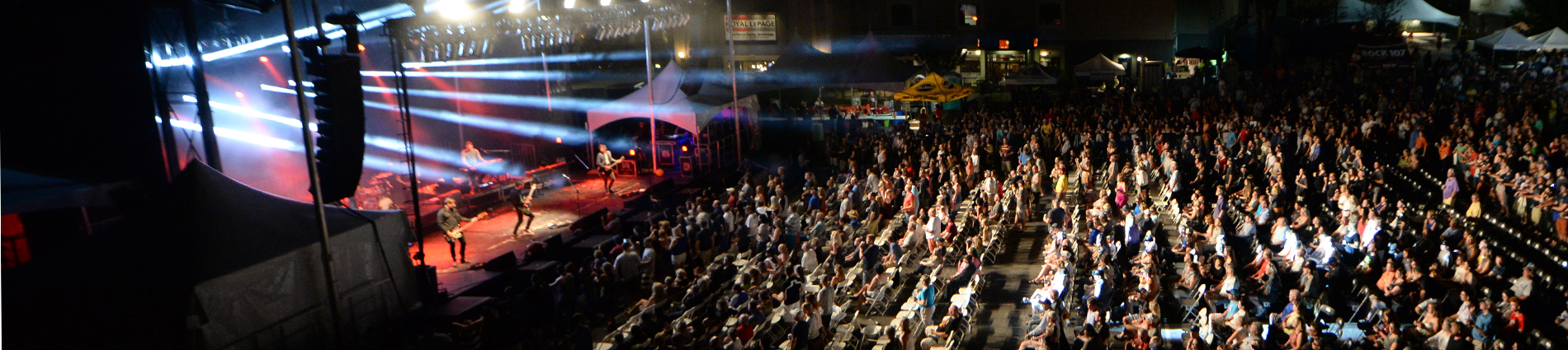 group of people at concert