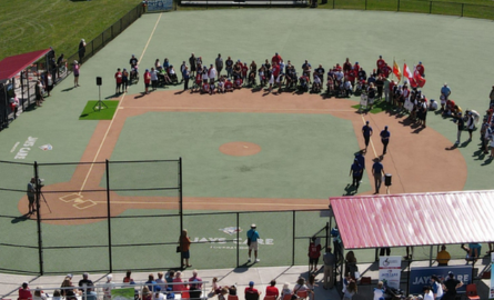 Accessible baseball diamond