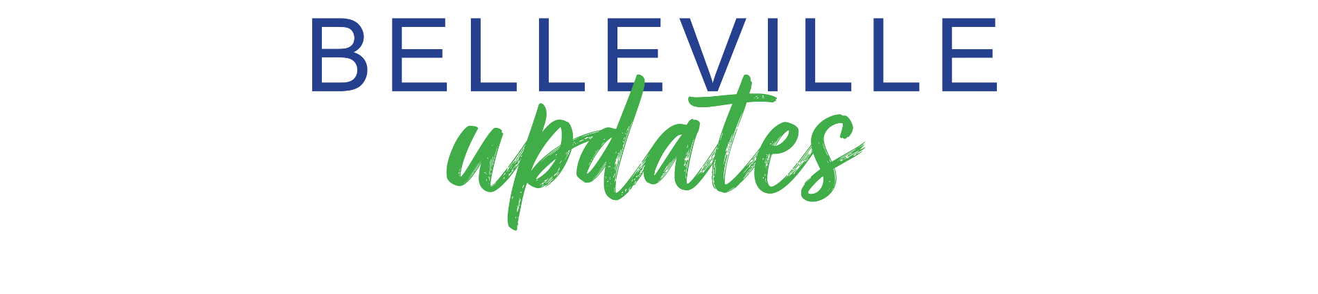 Logo for Belleville Updates Newsletter