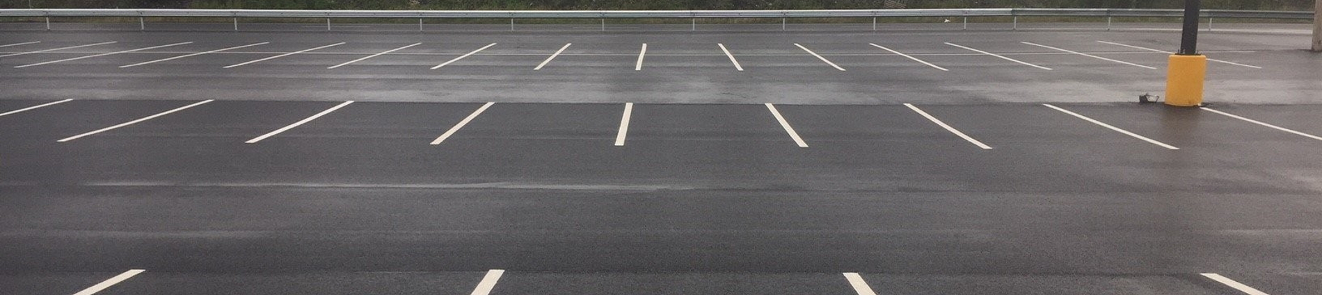 Empty parking lot