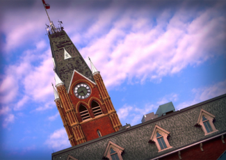 City Hall with blue sky