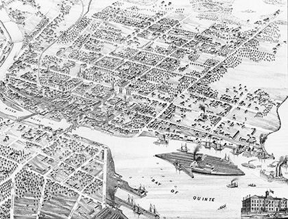 1874 map of Belleville