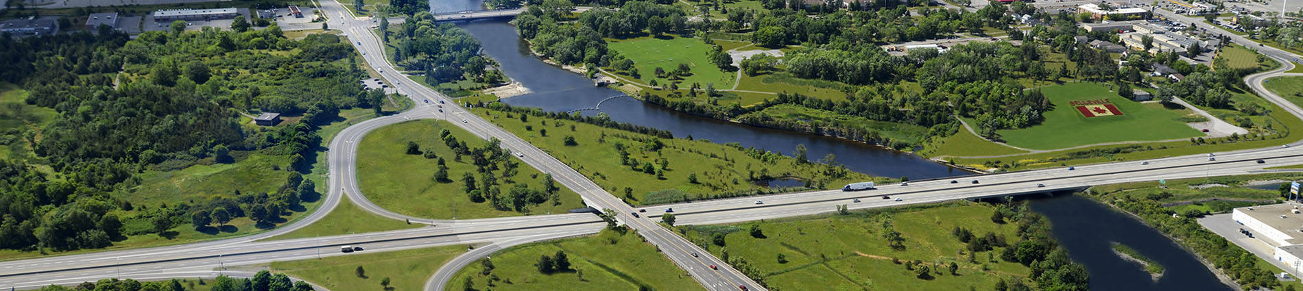 aerial photo of Belleville