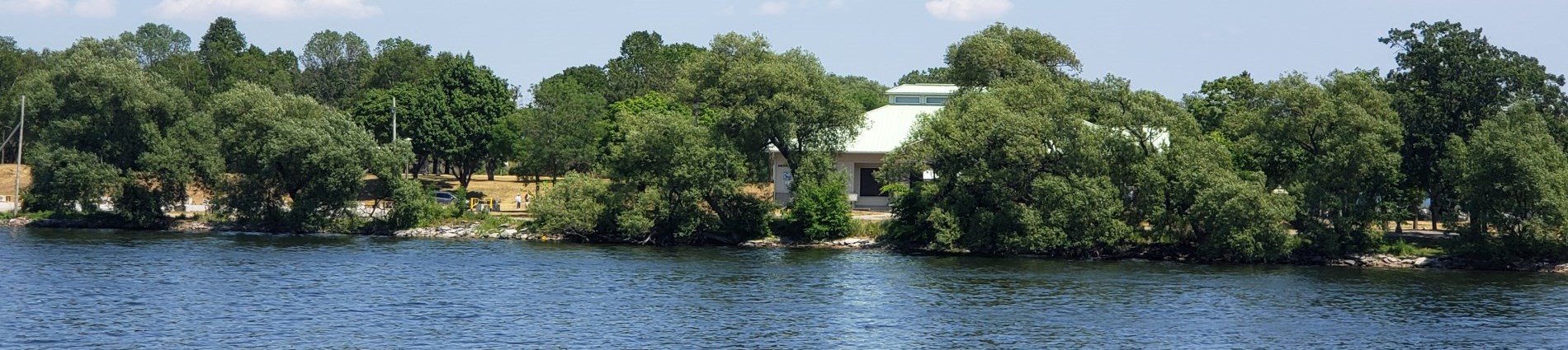 View from the Water Treatment Plant of Zwicks Park and the Bay of Quinte