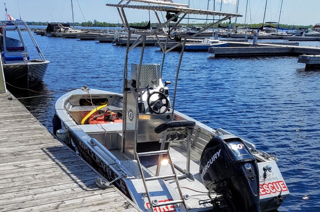 Rescue boat at Meyers Pier