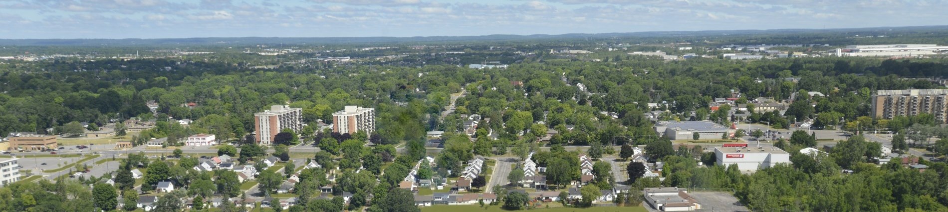 Aerial photo of Belleville.