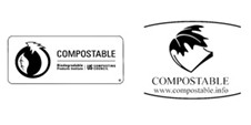 Compostable logos