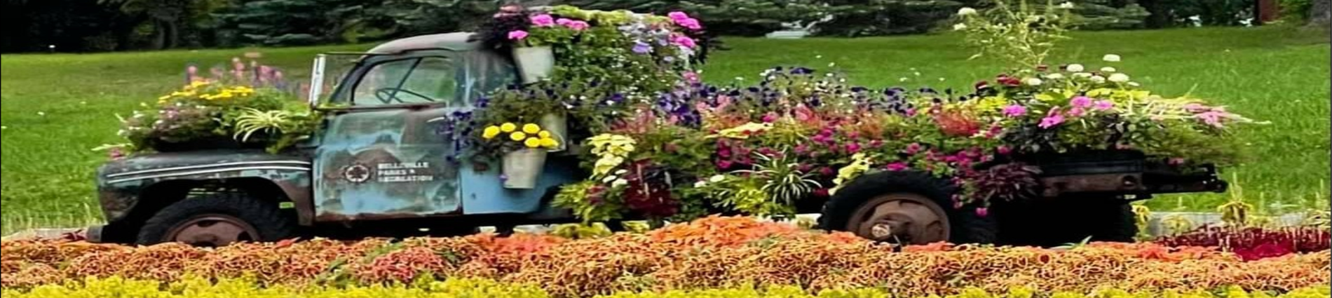 Photo of Old Truck Flower Planter