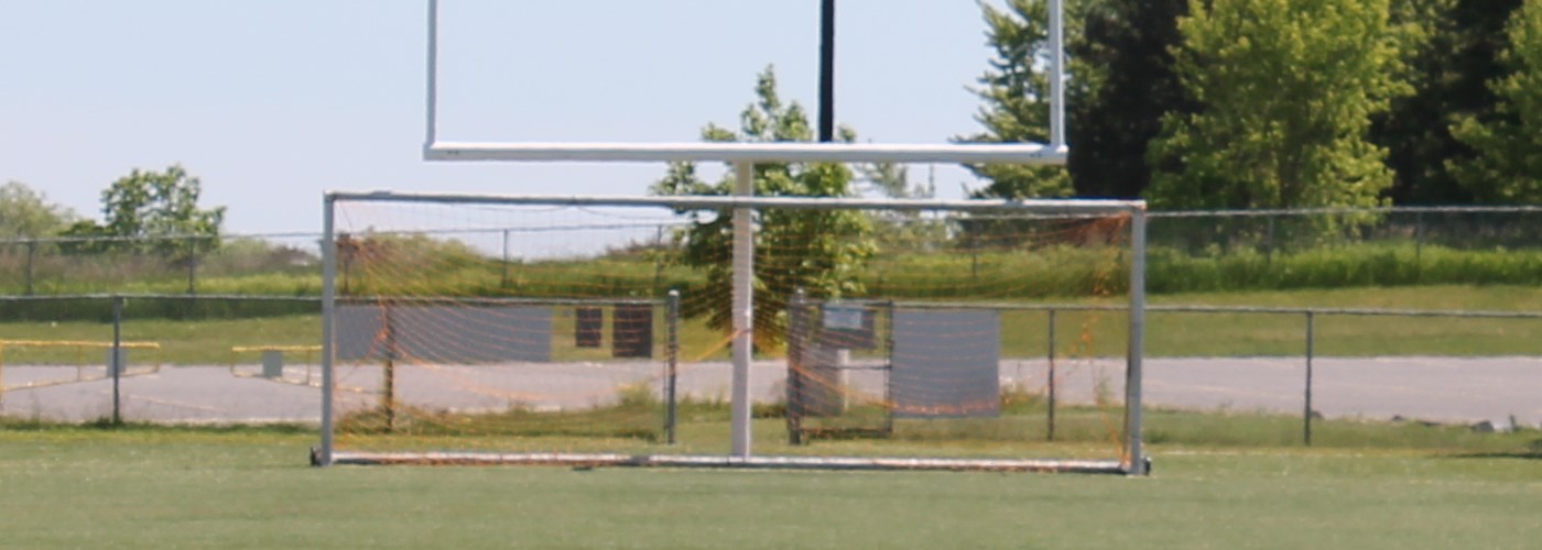 picture of uprights at soccer field