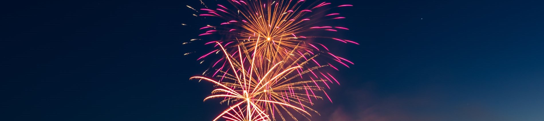 Fireworks over Bay of Quinte