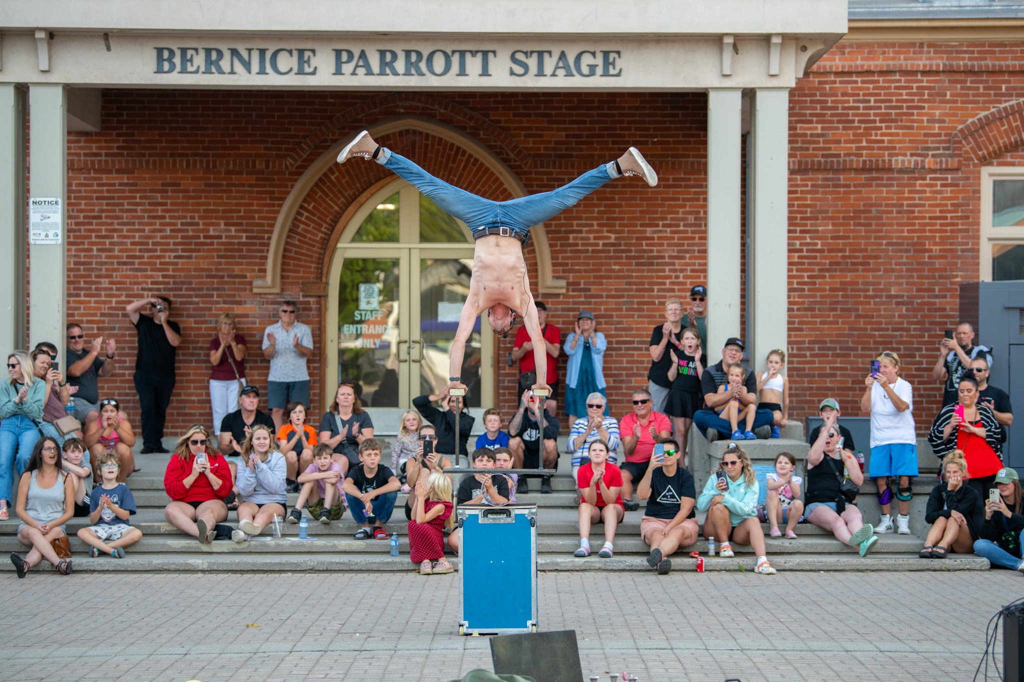 Photo of Buskerfest downtown Belleville