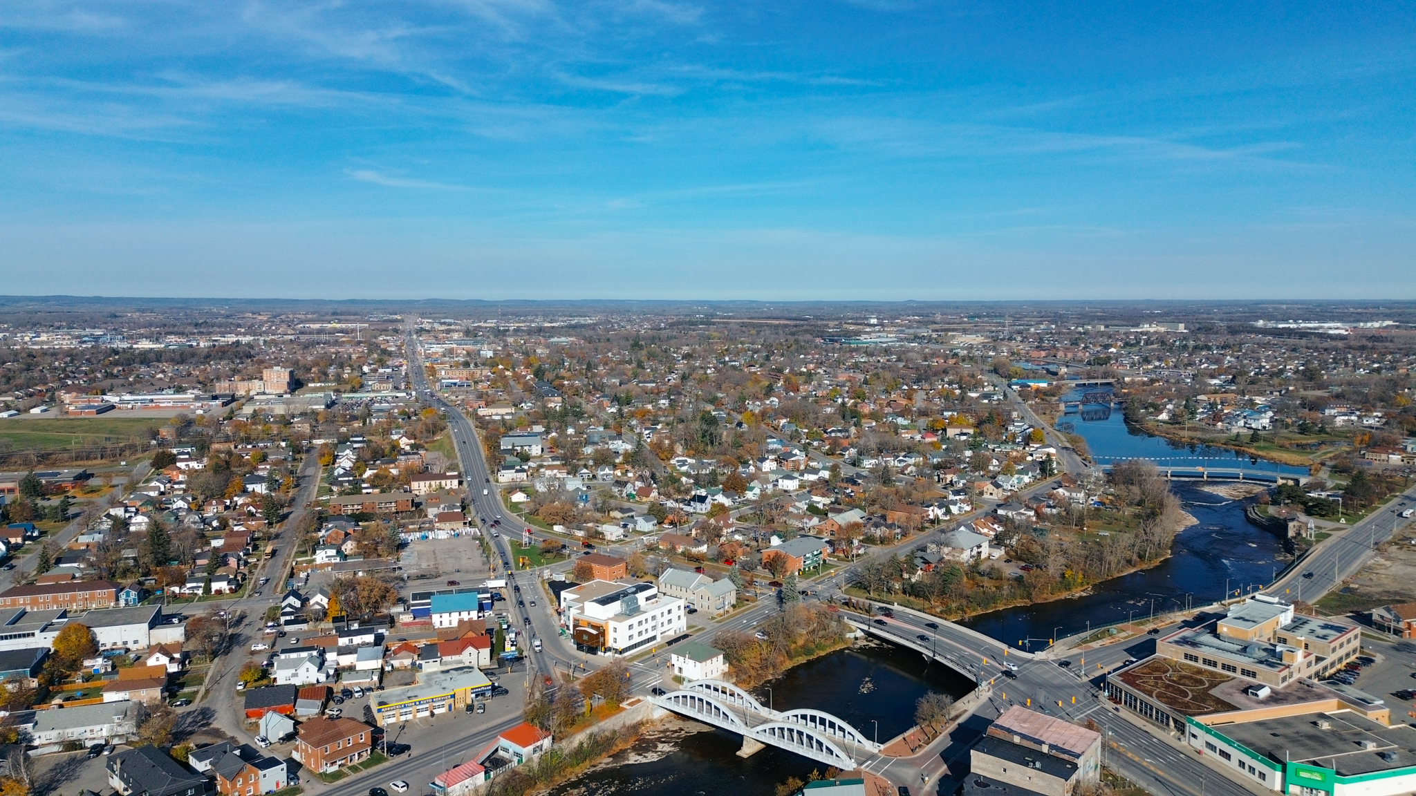 Birdseye view of Belleville