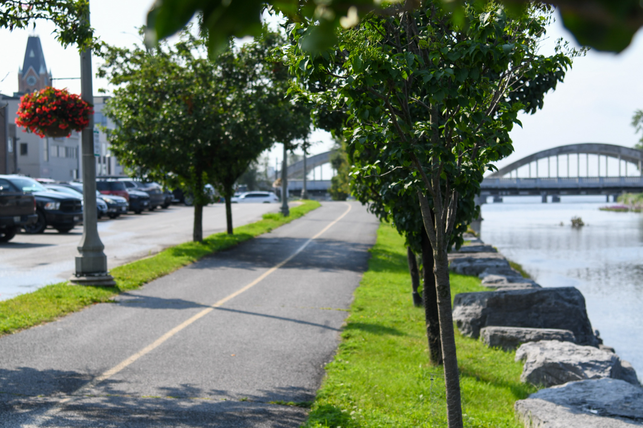 Riverfront trail downtown.