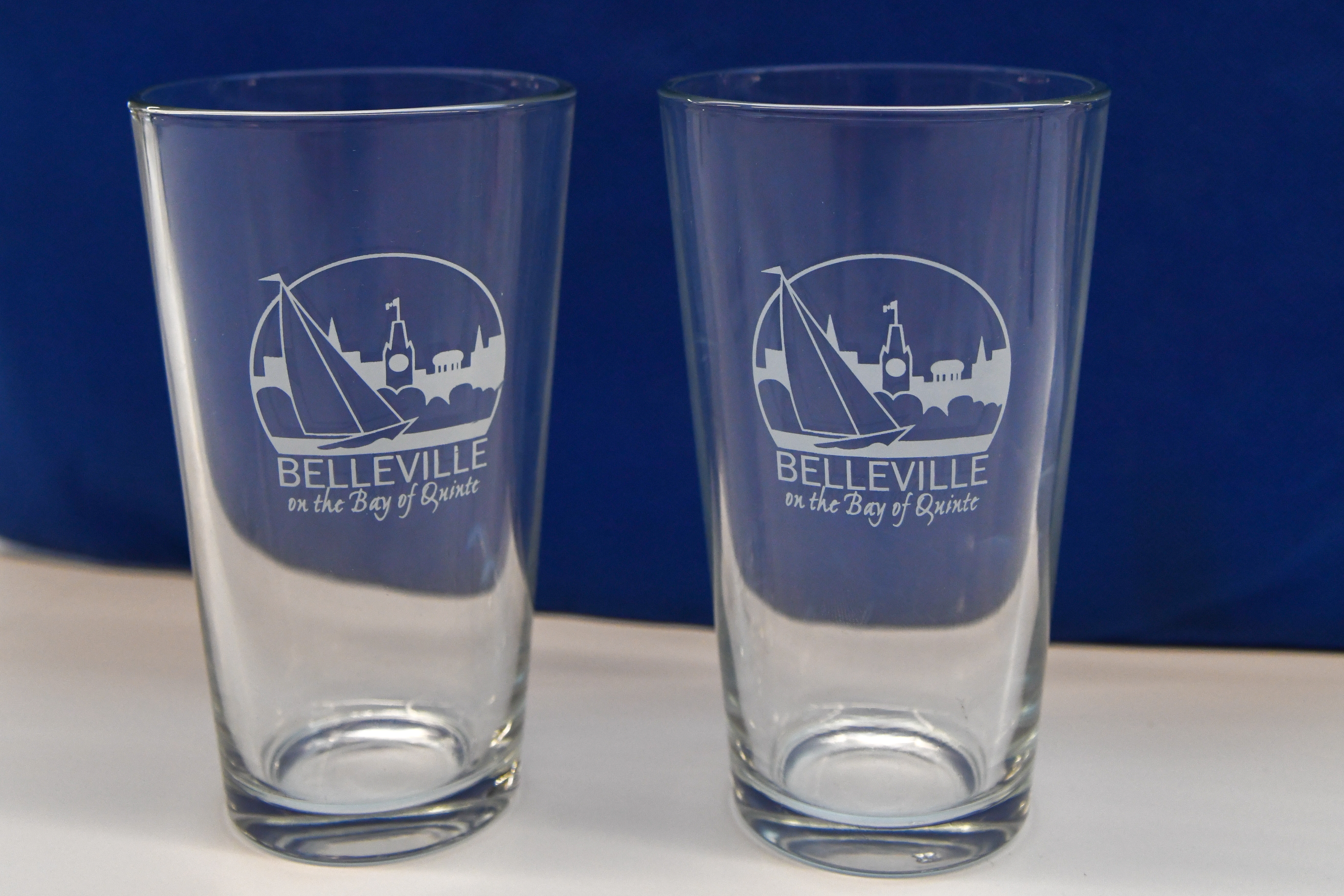 City of Belleville drinking glasses.