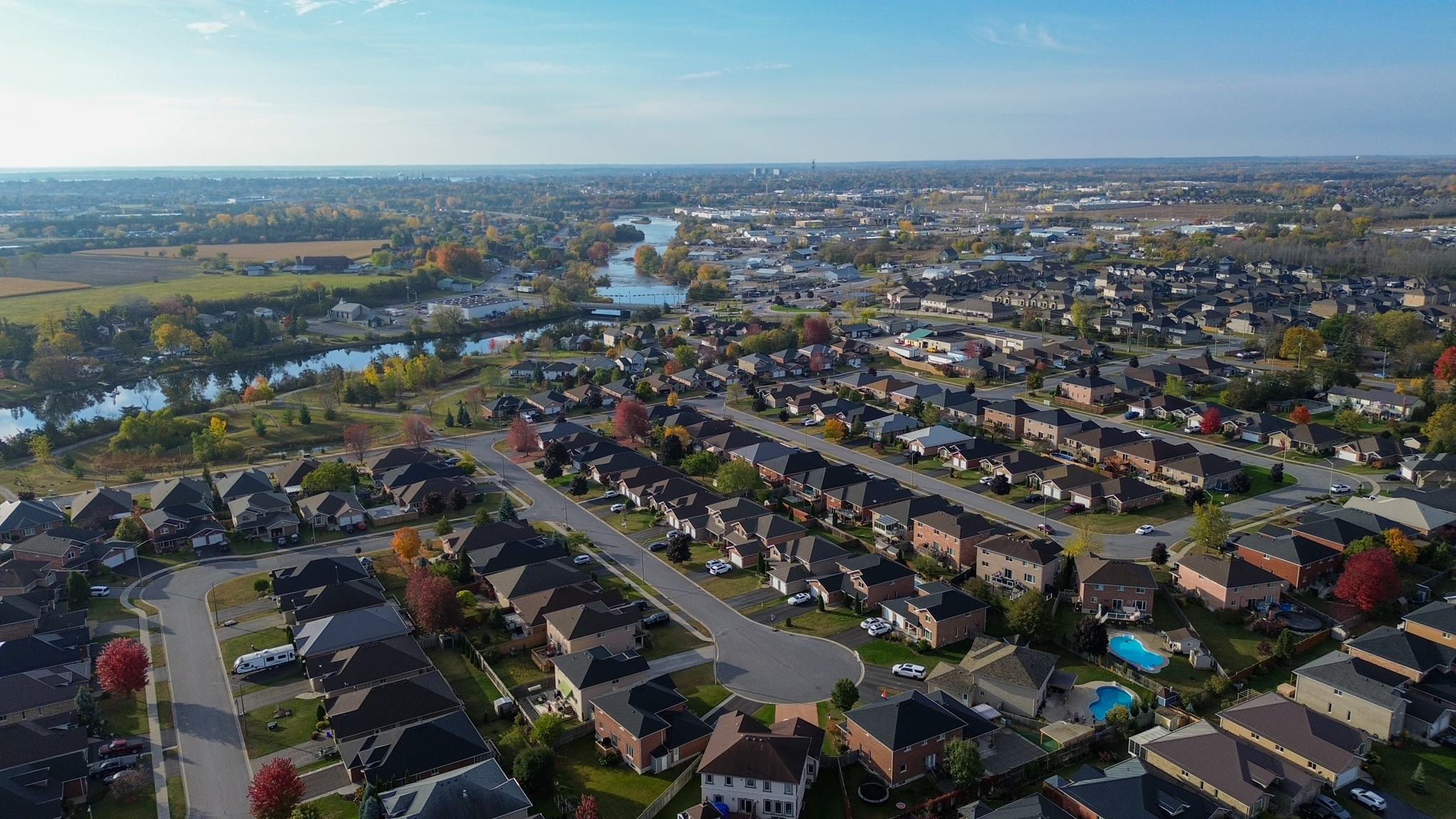Birdseye view of Belleville