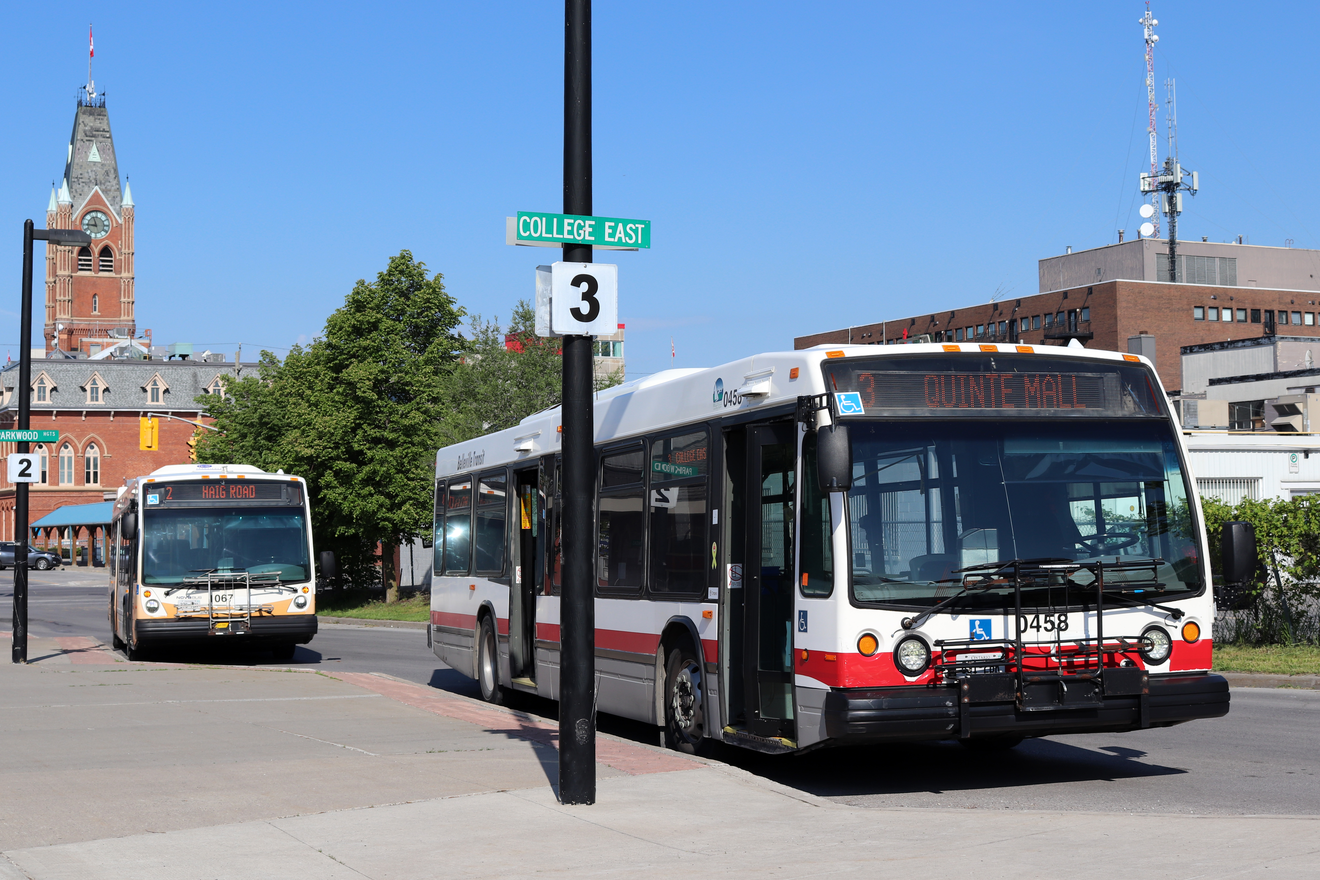 Belleville Transit buses