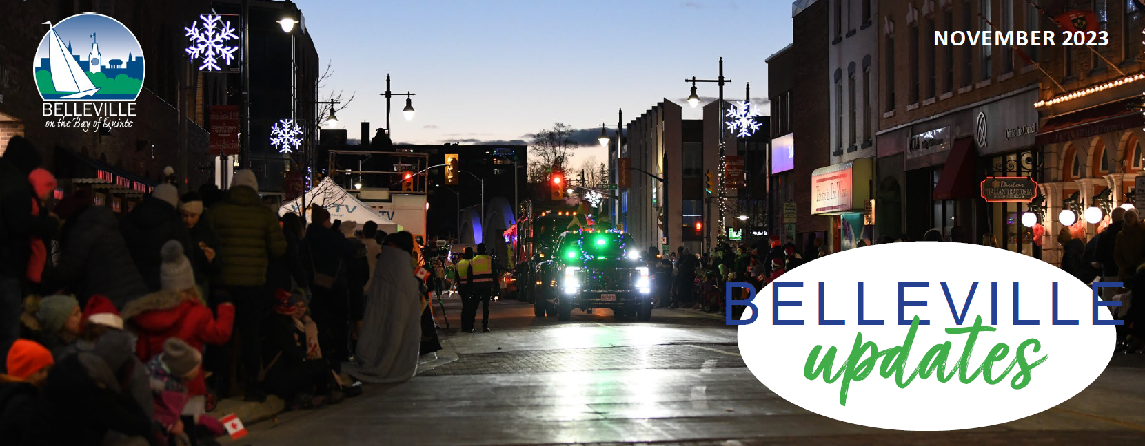 Belleville Updates November 2023 Graphic