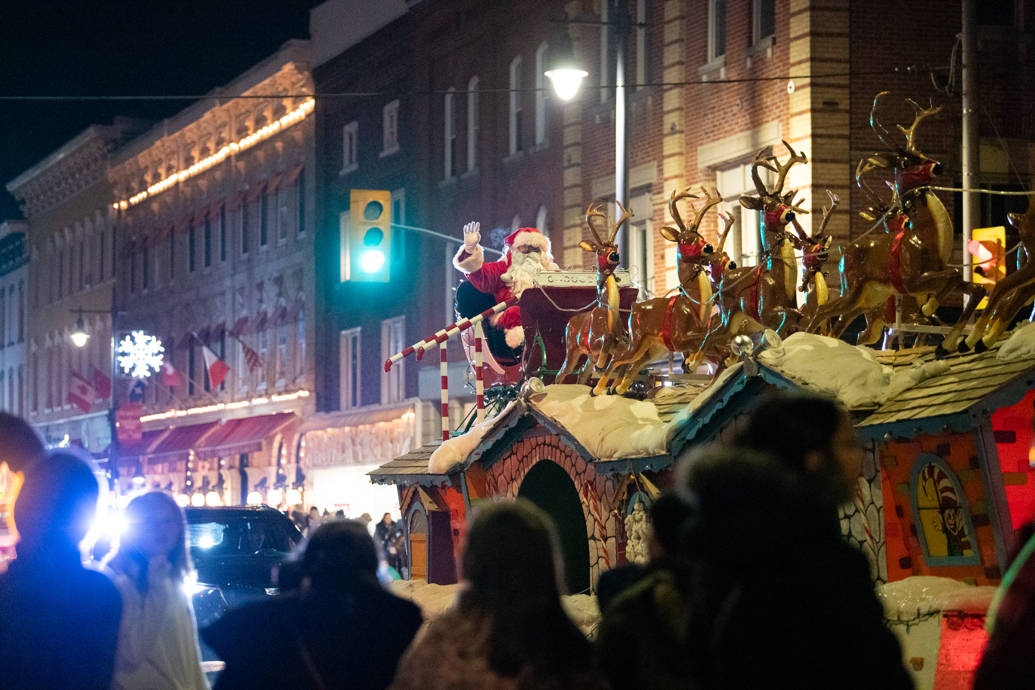 Santa in parade