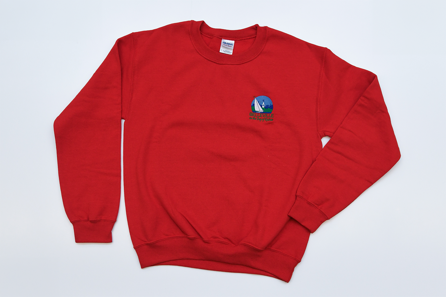 Red City of Belleville crewneck.