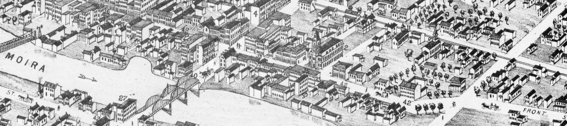 Old mapping layout of Belleville