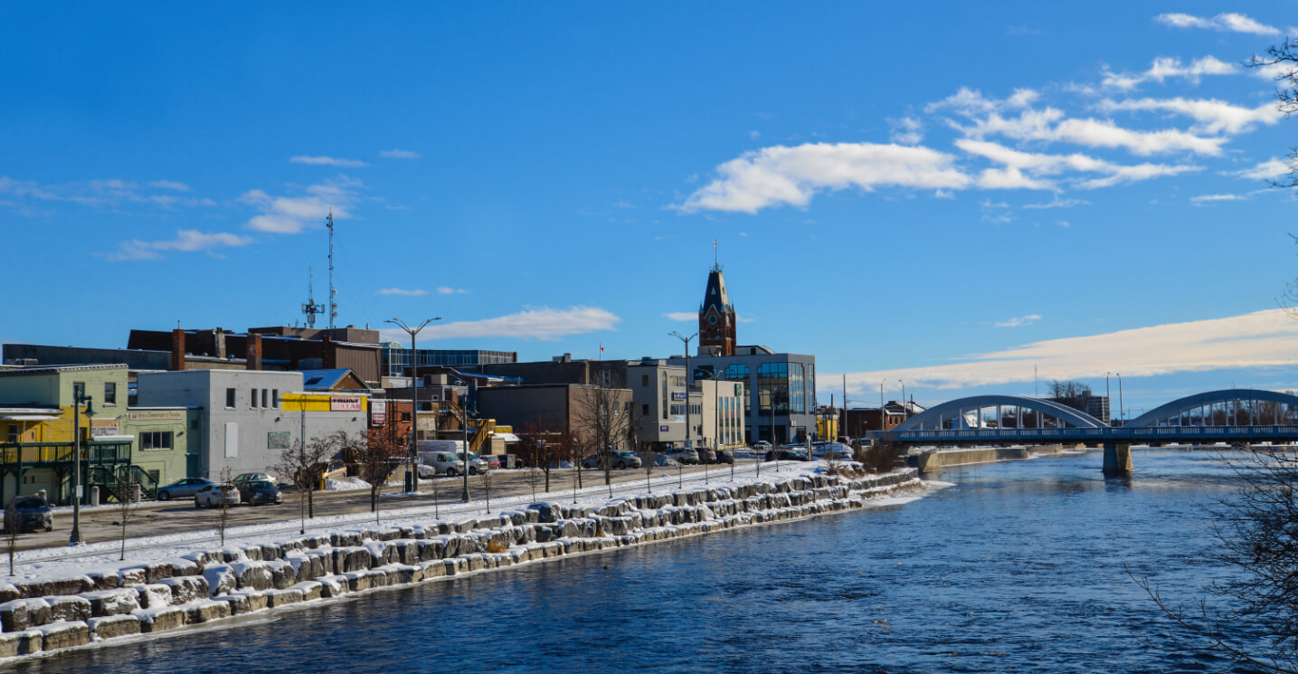 Scenic View of the City of Belleville