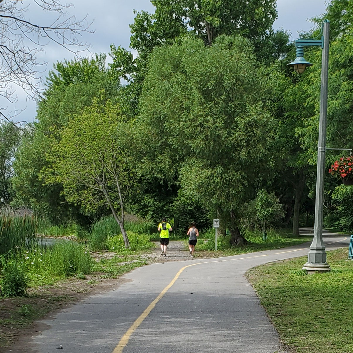 Photo of a multi-use path 