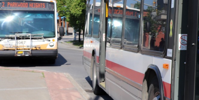 Photo of transit terminal temporary