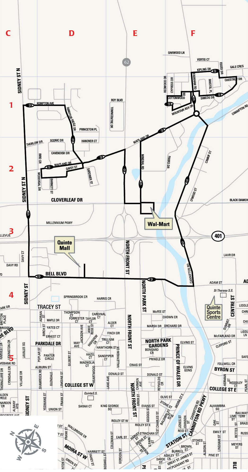 Route 9 No Longer Operational