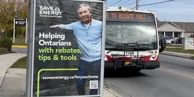 Example of Shelter Ad at a bus stop