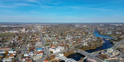 City view and Moira River