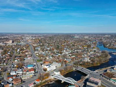 City view and Moira River