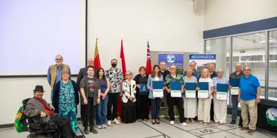 2026 Accessibility Excellence Award winners and members of the City's Accessibility Advisory Committee.
