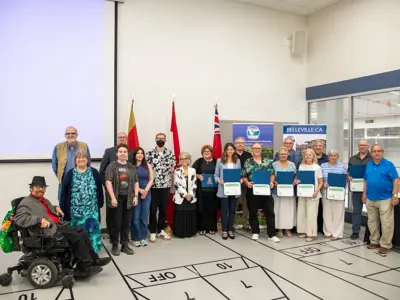 2026 Accessibility Excellence Award winners and members of the City's Accessibility Advisory Committee.