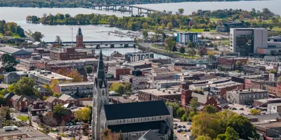 View of Belleville and Bay of Quinte