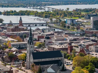 View of Belleville and Bay of Quinte