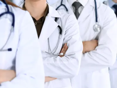 Row of doctors
