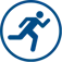 Person running icon